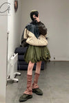 Vitelli leg cover FW22_LFT_002 gray coffee